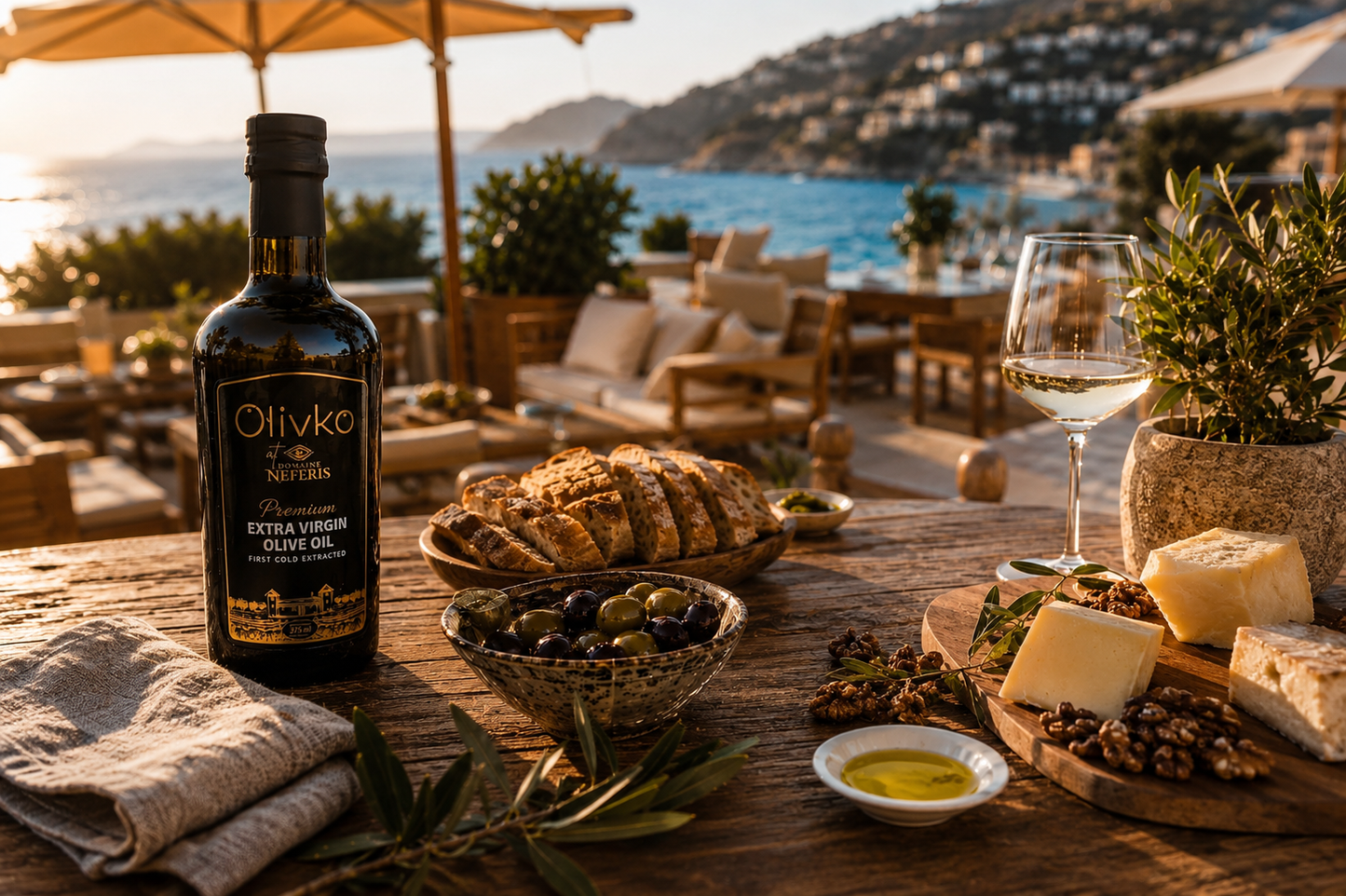 Olivko Domaine Neferis Premium Extra Virgin Olive Oil — 375 ml